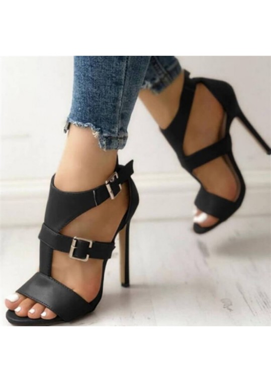 Size:4.5-11 Women Fashion Solid Color Stiletto 