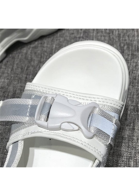 Size:4.5-11 Women Fashion Platform Velcro Luminous Sporty 