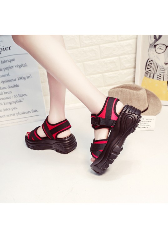 Size:4.5-8.5 Women Unisex Casual Pattern Platforms Velcro 2 Shoes