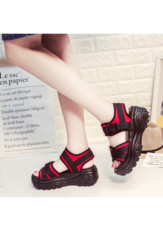 Size:4.5-8.5 Women Unisex Casual Pattern Platforms Velcro 2 Shoes