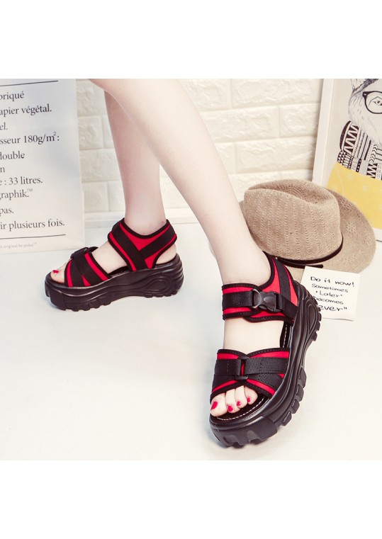 Size:4.5-8.5 Women Unisex Casual Pattern Platforms Velcro 2 Shoes