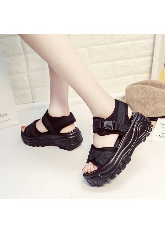 Size:4.5-8.5 Women Unisex Casual Pattern Platforms Velcro 2 Shoes