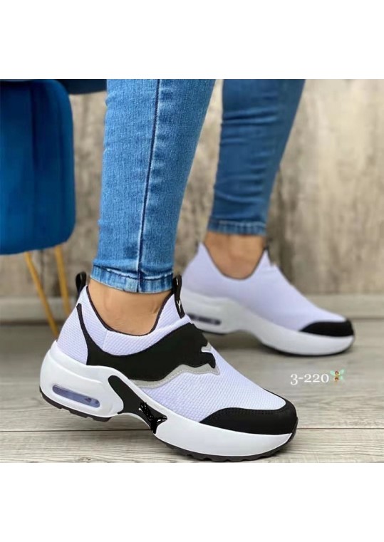 Women Fashion Casual Thick Bottom Sports Shoes Slip On 