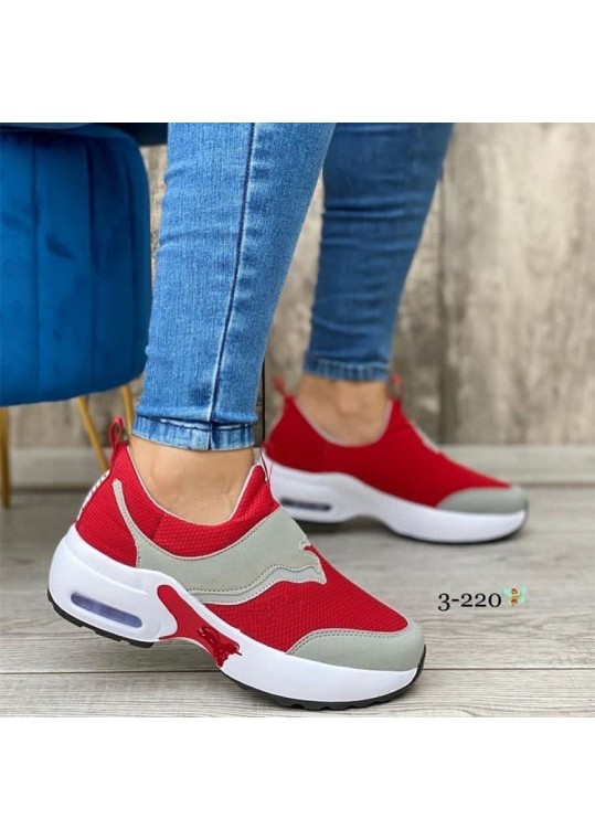 Women Fashion Casual Thick Bottom Sports Shoes Slip On 