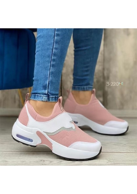 Women Fashion Casual Thick Bottom Sports Shoes Slip On 