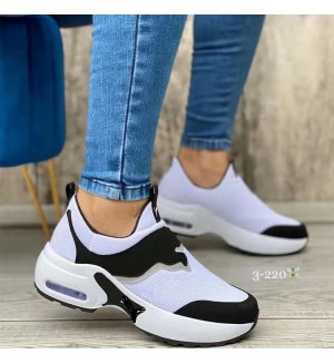 Women Fashion Casual Thick Bottom Sports Shoes Slip On 