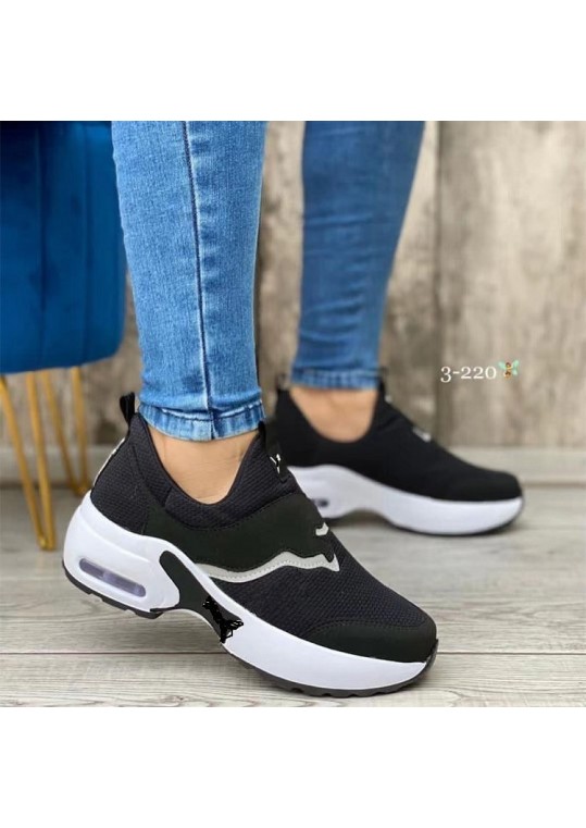 Women Fashion Casual Thick Bottom Sports Shoes Slip On 