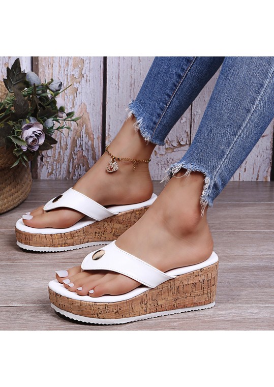 Plus Size Women Fashion Wedge Platform 