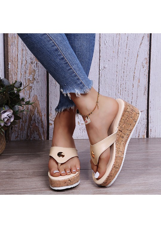 Plus Size Women Fashion Wedge Platform 