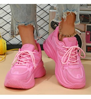 Fashion Women Unisex Thick-Soled Breathable Comfortable Casual Sports 