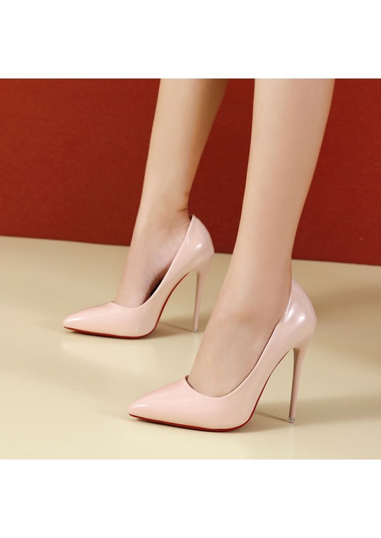 Women Fashion Plus Size Point-Toe Stiletto Pumps Heels Work Shoes