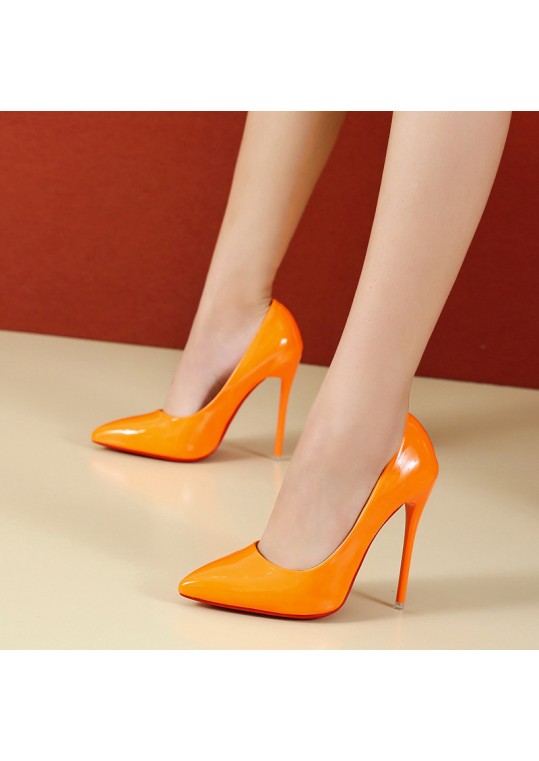 Women Fashion Plus Size Point-Toe Stiletto Pumps Heels Work Shoes