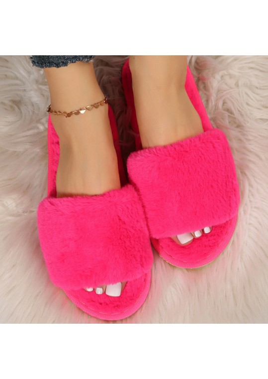 Autumn And Winter Women Casual Plush Flat 