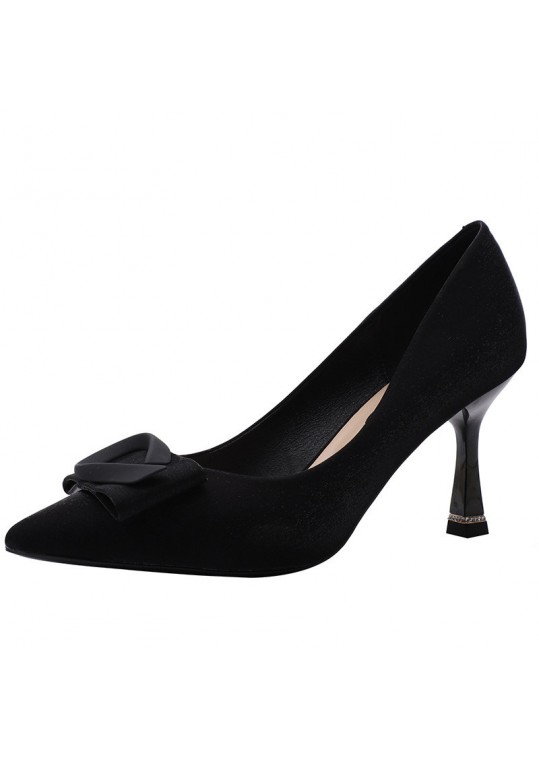 Women Fashion Sexy Solid Color Pointed Pumps