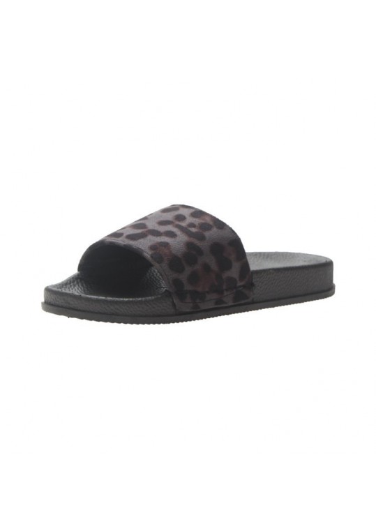 Women Fashion Casual Leopard Round Toe Flat 