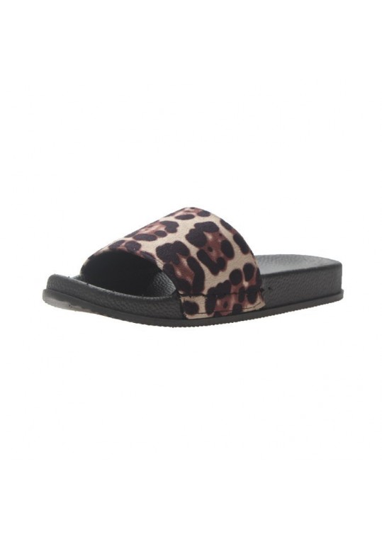 Women Fashion Casual Leopard Round Toe Flat 