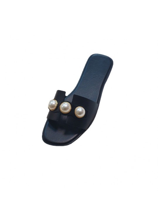 Women Fashion Pearl Decorated Flat 